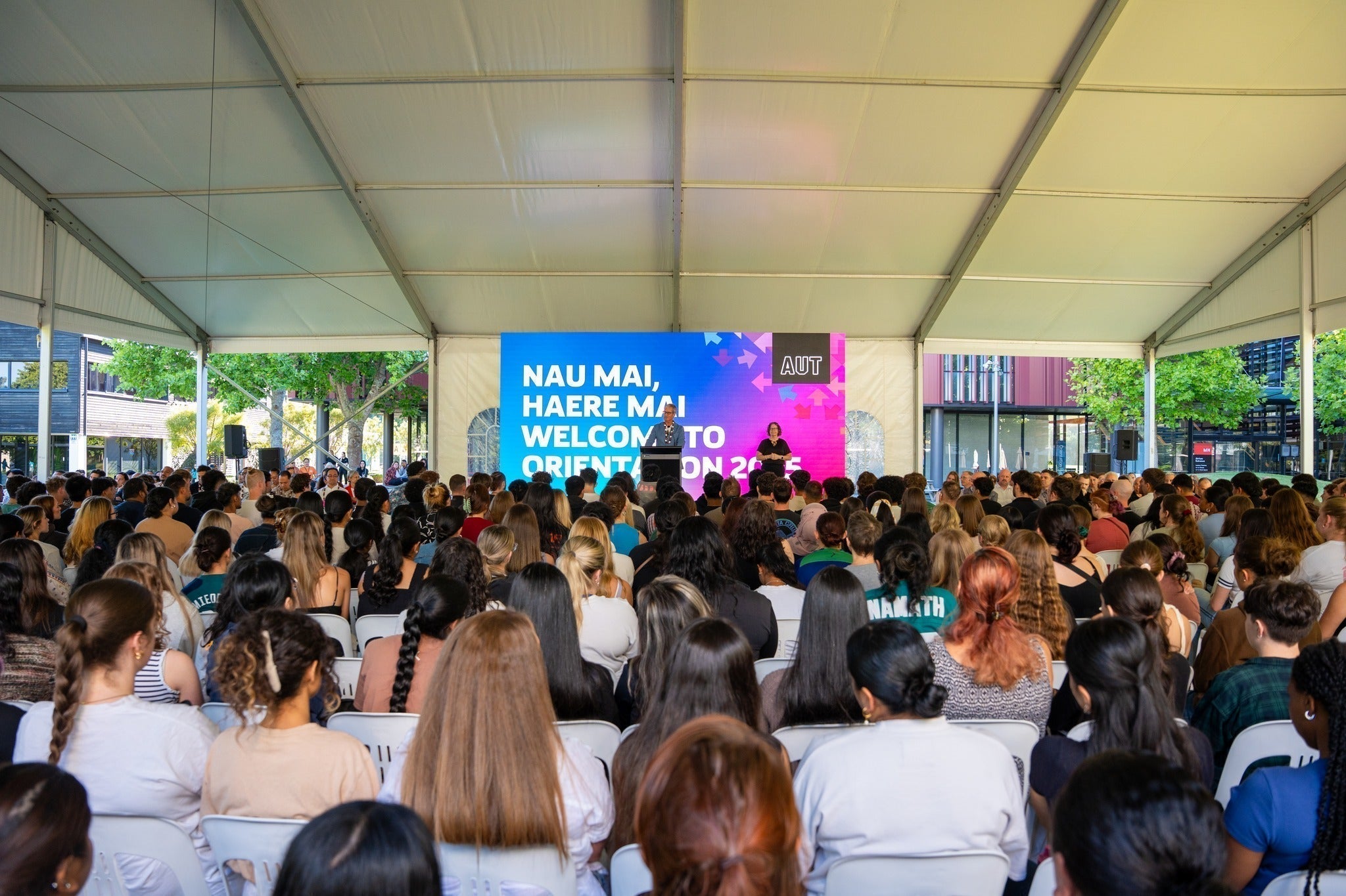 AUT Orientation and Uni Prep Marquees 2025