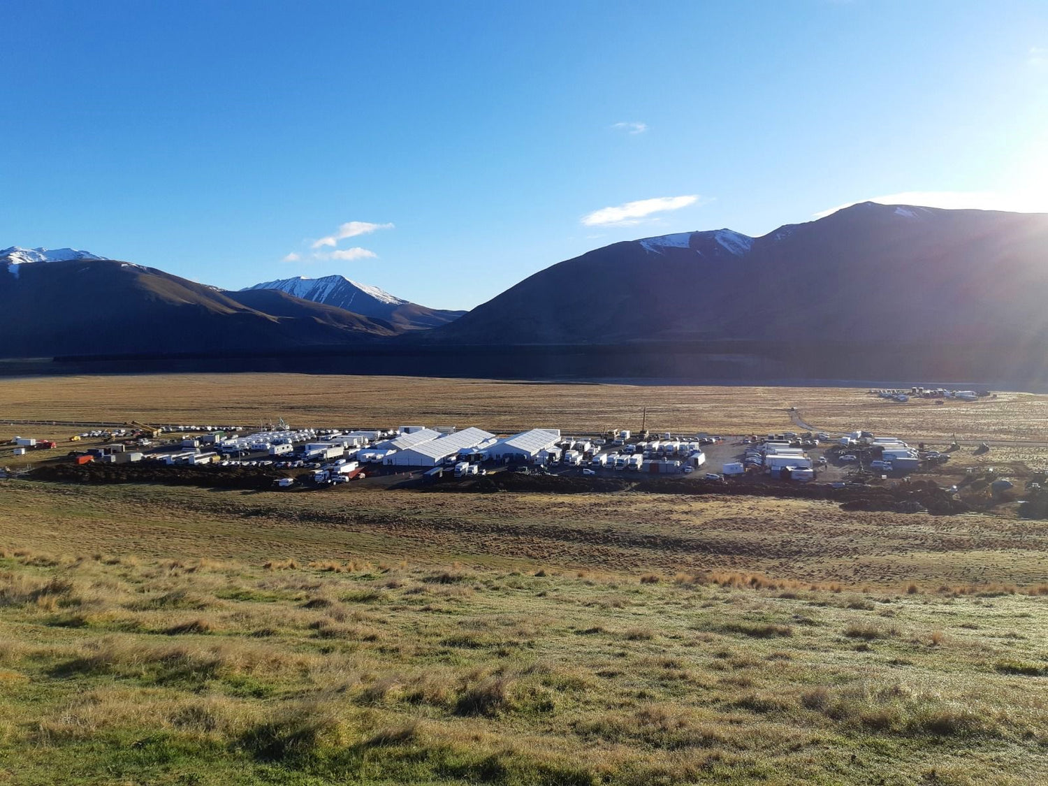 Creating a Film Crew Village - With Marquees on Location