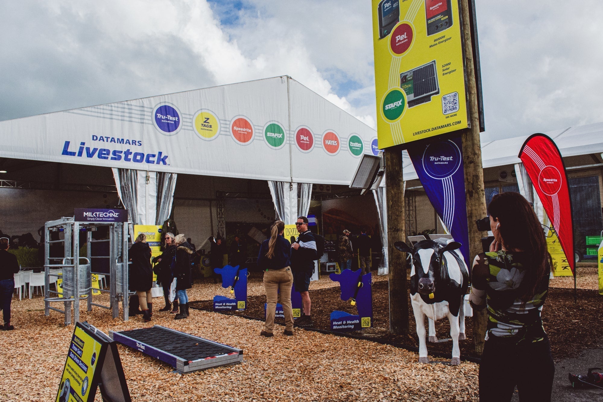 Datamars at Fieldays 2025 - Our Hire Marquees Showcasing NZ Agriculture