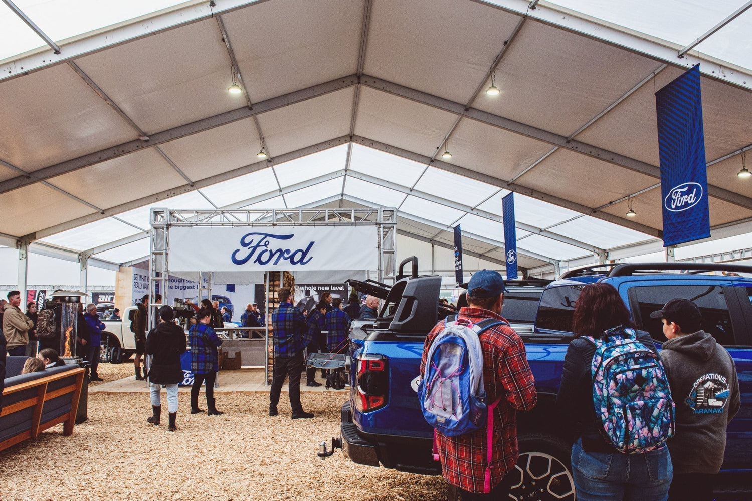 Ford NZ at Fieldays 2025 - Our Hire Marquees Showcasing NZ Agriculture