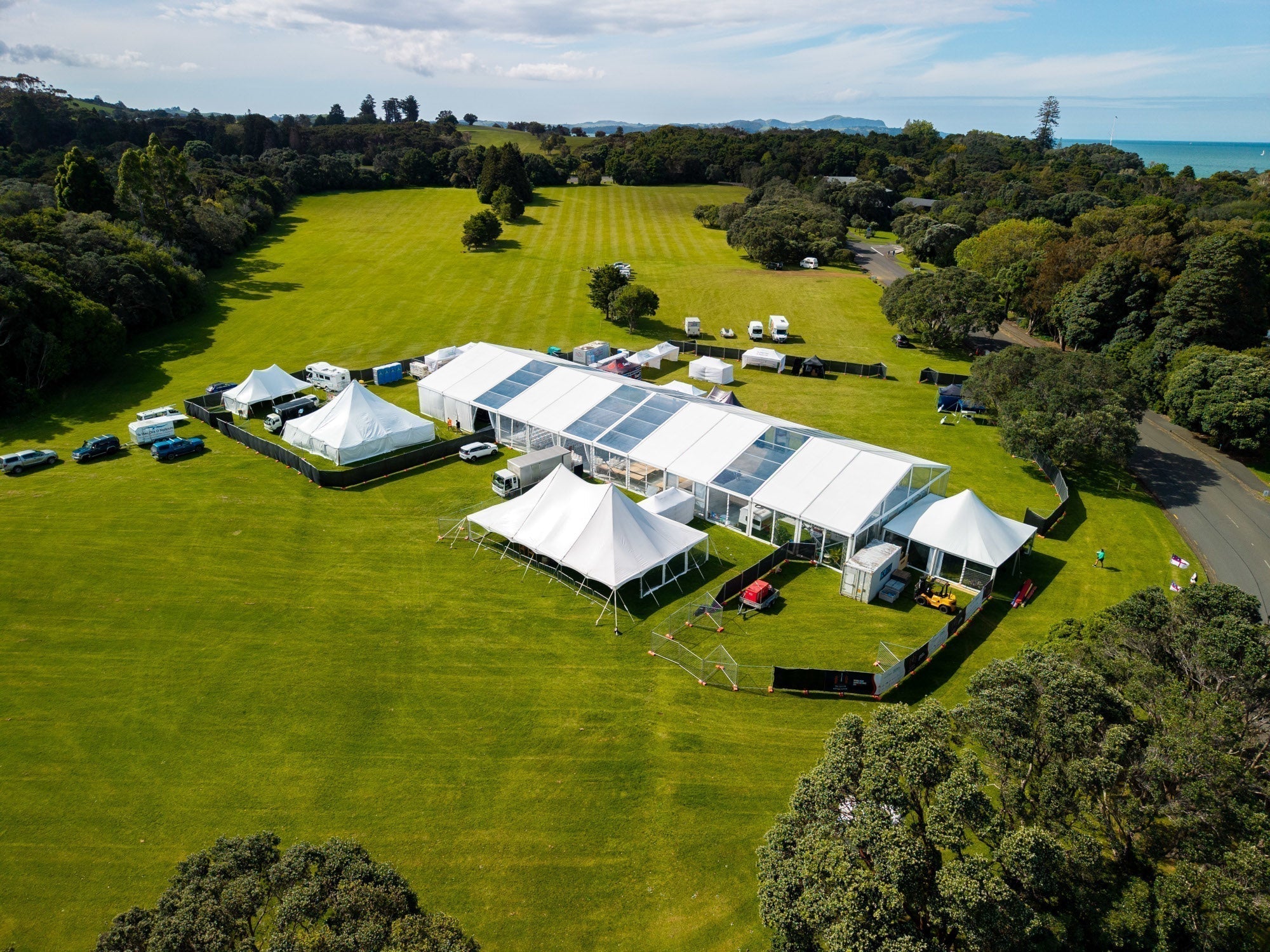 A Very Busy Marquee at Waitangi on Labour Weekend