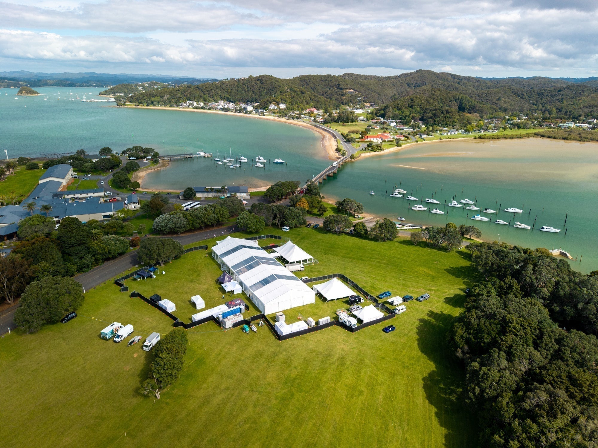 Wharenui Marquee Installation in Waitangi