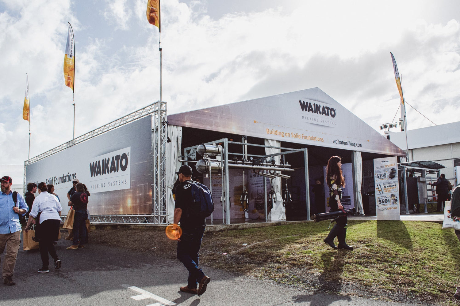 Waikato Milk at Fieldays 2025 - Our Hire Marquees Showcasing NZ Agriculture