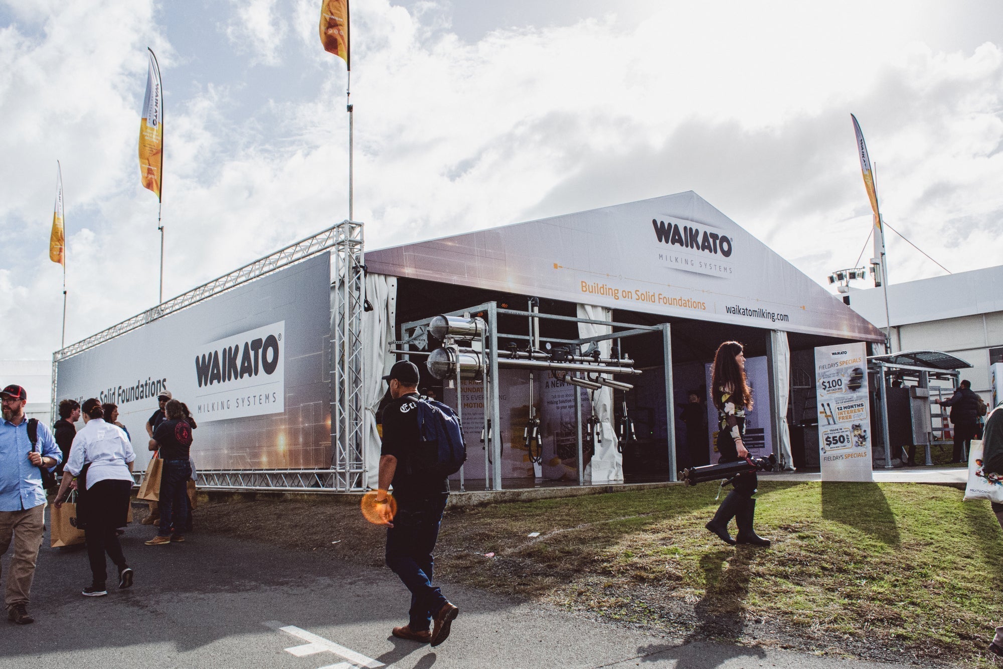 Waikato Milk at Fieldays 2025 - Our Hire Marquees Showcasing NZ Agriculture